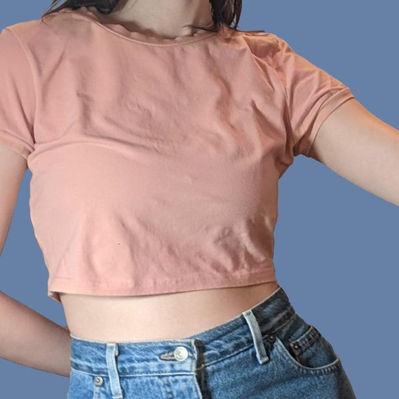 peach/pink tna crop top - Picture 1 of 2